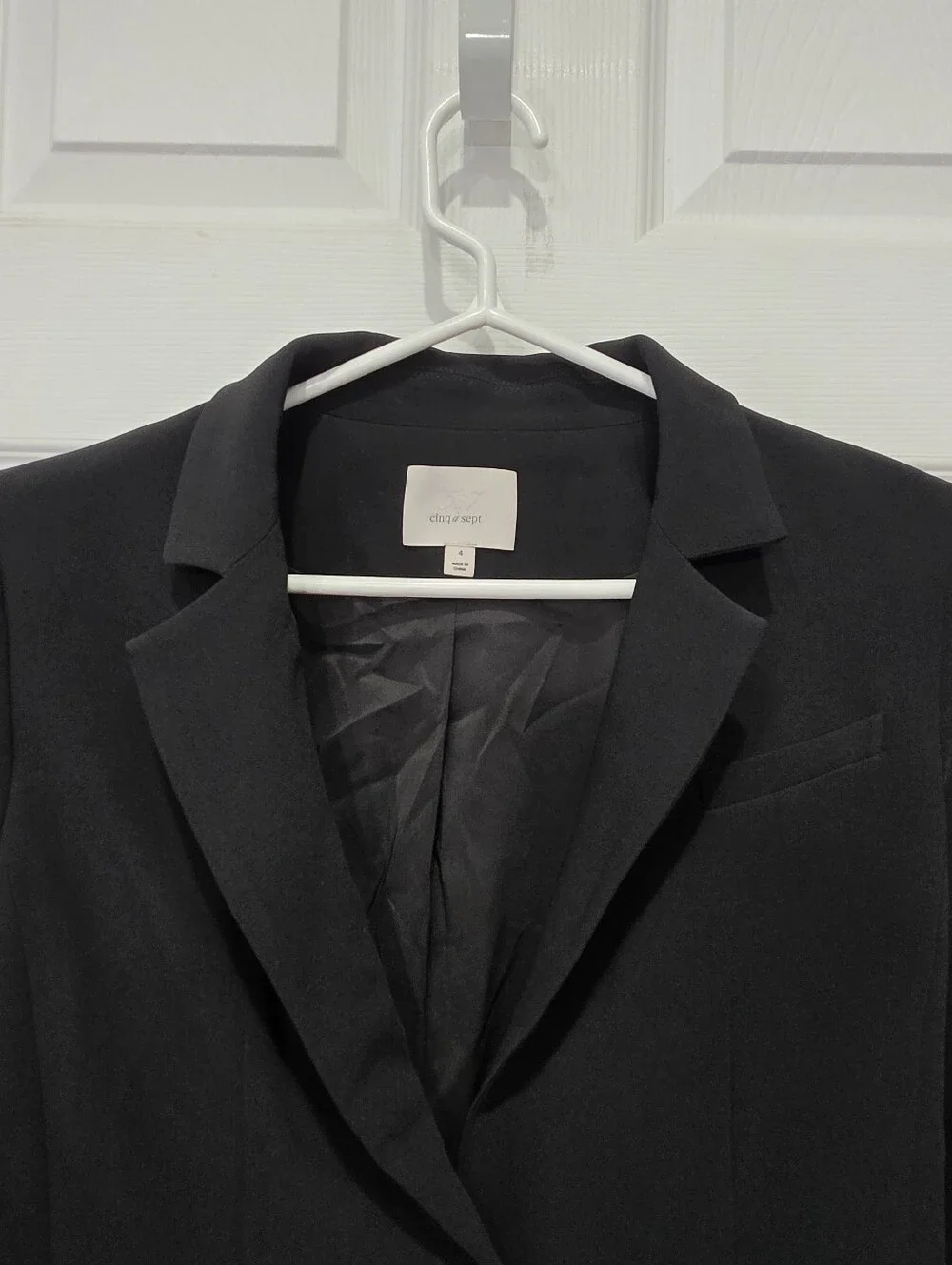 Cinq a Sept Khloe Blazer Black Size 4